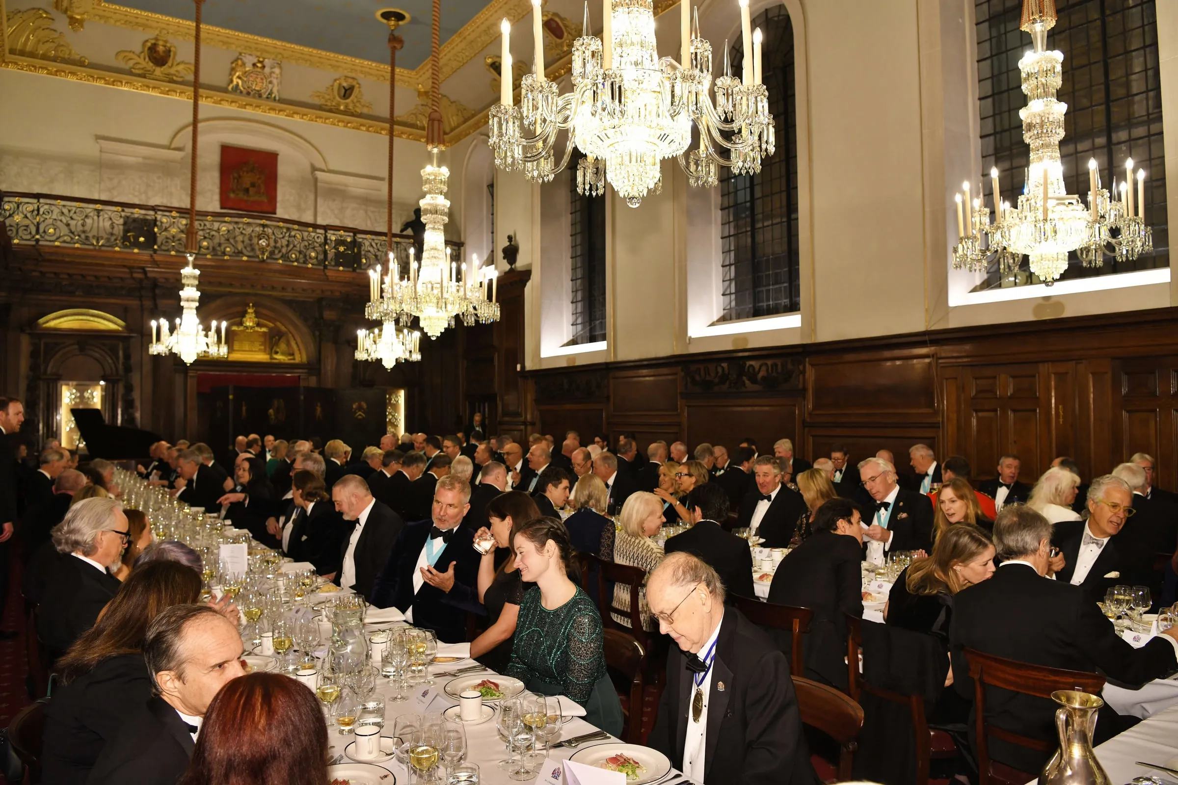 Guests dining at the Distillers’ 2025 Installation banquet.